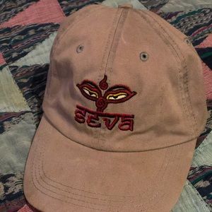 Three different ‘dad’ hats.